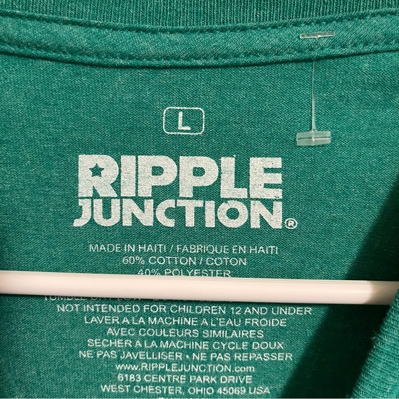Ripple Junction mens tshirt. green Large - Picture 6 of 7